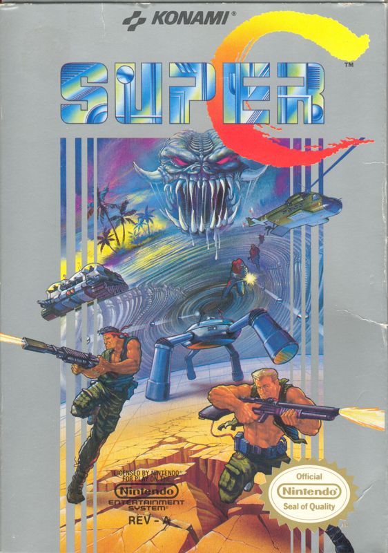 Super Contra box art for Famicom